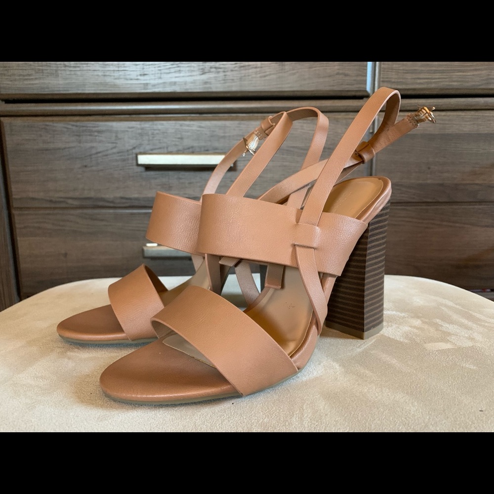 Women’s Tan Strappy Heels